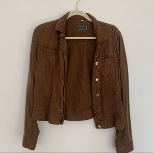 lightweight brown jacket
